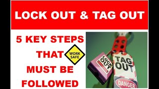 Lock Out amp Tag Out Procedure  5 Importance Steps for LOTO Safety  Lockout Tagout [upl. by Alikahs]