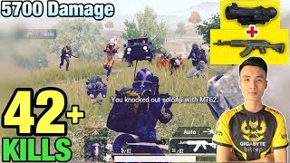 KING OF M762  42 KILLS SOLO VS SQUAD  NEW WORLD RECORD IN PUBG MOBILE TACAZ [upl. by Aicire]