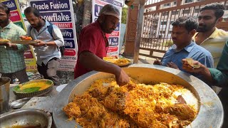 Unlimited Chicken Dum Biryani Just 99 OnlyAmeerpet  Hyderabad Food  Unlimited Food [upl. by Olram]