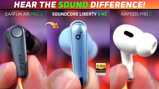 Soundcore Liberty 4 NC Review vs Earfun Air Pro 3 vs AirPods Pro 2  Did not expect this 😲 [upl. by Laresa]