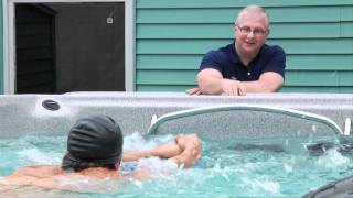 Michael Phelps Uses a Swim Spa to Train  MP Webisodes EP01 [upl. by Aelat772]