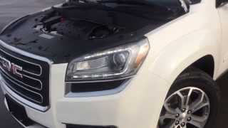 2014 GMC Acadia SLT1 AWD Review Summit White  ST140462 [upl. by Eirrem145]