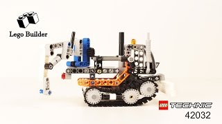 Lego Technic 42032 Compact Tracked Loader Bmodel  Lego Speed build [upl. by Sybil]