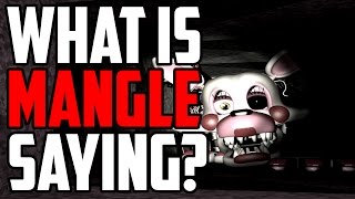 Five Nights at Freddys 2 Mangles Radio Signal Whats It SayingMean [upl. by Edric]