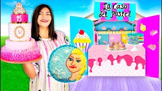 Convertí Casita de Plástico en PASTELERÍA 🍰 quotLA CASA DEL PASTELquot 🍓 Para 15 Años Fiestas y Reuniones [upl. by Analak]