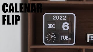 Fartech Flip Clock with Auto Calendar Flipping system [upl. by Adnanref]