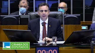 Sessão do Congresso  Aprovado projeto que muda regras para emenda de relator ao Orçamento 161222 [upl. by Stevena]