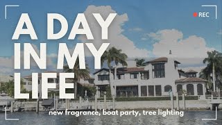 Vlog 126  Skincare New Fragrance Boat Day Tree Lighting [upl. by Ettesil427]