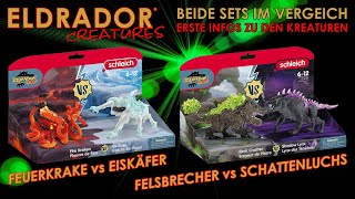 Schleich ® Eldrador ® Creatures  Felsbrecher vs Schattenluchs  Feuerkrake vs Eiskäfer  Neu 2024 [upl. by Sadnalor]