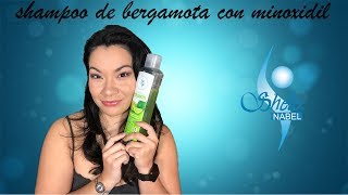 shampoo de bergamota con minoxidil Sheló Nabel ¿Funciona ¿Tira el cabello [upl. by Attinahs]