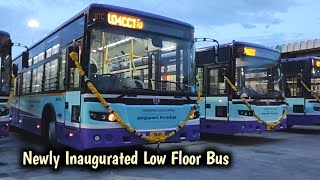 Newly Inaugurated Chennai MTC Low Floor Bus [upl. by Ssirk]