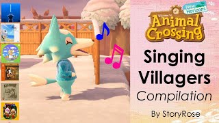 Animal Crossing Singing Villagers Compilation [upl. by Kasevich]