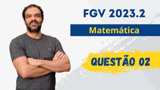 Questão 02 FGV 20232 [upl. by Nylirak]