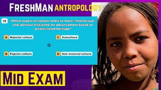 antropology fresh man course chapter two mid exam [upl. by Stoneman]