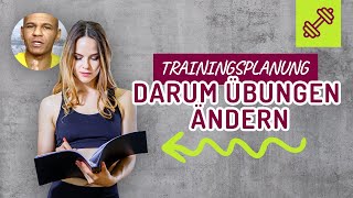 Trainingsplanung DARUM muss ich die Übungen ändern Coach Cecil [upl. by Amble]