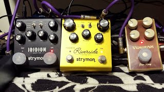 Strymon Iridium  Riverside  Vemuram Jan Ray Soundcheck ストライモンのアンプライクな歪みとジャンレイをタメシビキ [upl. by Bahr809]