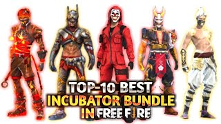 TOP10 Most Rarest incubator bundle  10 Best Rarest Bundle in FreeFire  PROS GAMERS [upl. by Rodi]