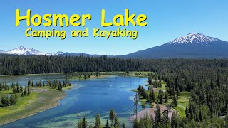 Camping and kayaking at Hosmer Lake in the Oregon Cascade Mountains [upl. by Eberle]