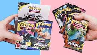 Opening a Pokemon Team Up Booster Box 36 Packs [upl. by Moise]