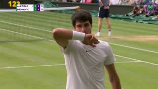 Carlos Alcaraz vs Novak Djokovic  The Final Game  Wimbledon 2023 [upl. by Ecela]