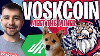 Who is VOSKCOIN Crypto Miner Content Creator and Bitcoin Entrepreneur [upl. by Wilscam]