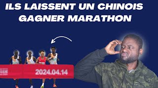 Marathon pékin 2024Des Africains laissent chinois gagner marathon afrique afriquemedia [upl. by Pippy]