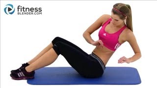 10 Min Abs Workout  At Home Abdominal and Oblique Exercises [upl. by Ahsinan]