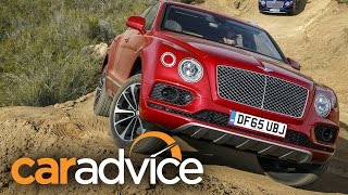 2016 Bentley Bentayga Review  First Drive [upl. by Norrad]