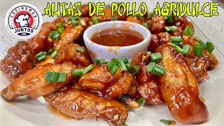 Alitas de pollo en salsa agridulce Comida China [upl. by Fortuna]