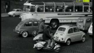 Da Rai storia cento allora il traffico a Roma anno 1961 1 parte [upl. by Chamberlain]