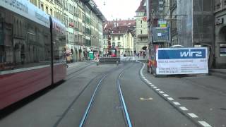 Strassenbahn Bern linia 9  führerstandsmitfahrt [upl. by Aihsyn]