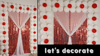 birthday decoration ideas at homehow to decorate birthday party at homeparty decoration [upl. by Ailenroc]