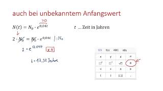 Halbwertszeit und Verdopplungszeit [upl. by Diaz]