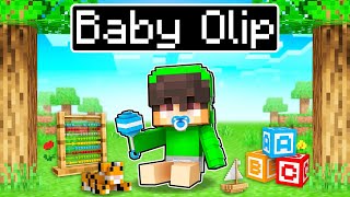 Best of Olip Became a BABY in Minecraft Tagalog [upl. by Cram23]