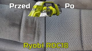 Odkurzacz Piorący Ryobi RDC18  TEST [upl. by Haduhey303]