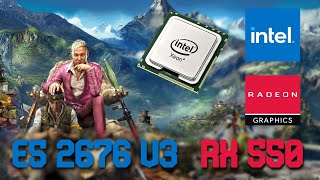 Test  Xeon 2676 V3  RX550  Far Cry 4 [upl. by Loos]