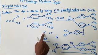 Crystal violet dye preparation amp properties bsc 3rd year [upl. by Bosch]