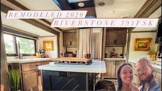 Riverstone 391fsk FULL RV TOUR  HUGE kitchen Massive RV LOTS of storage  BIG fifth wheel kitchen [upl. by Selda491]