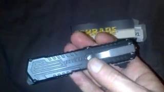 Couteau Automatique SCHRADE Viper  OTF Switchblade [upl. by Gnihc]