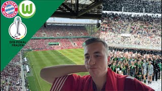 Traum vom Double geplatzt😱🏆 FC Bayern  VFL Wolfsburg  DFB Pokalfinale Frauen  Stadion Vlog 50 [upl. by Nicolai994]