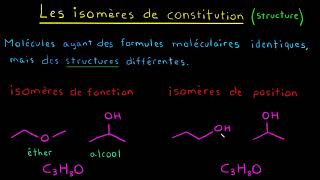 2 Isomérie et Stéréochimie  Chimie organique I [upl. by Hagerman]