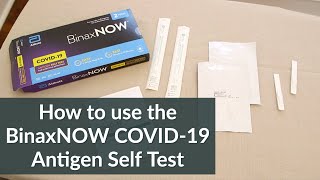 How to selfadminister the Abbott PanBio COVID19 rapid antigen test [upl. by Ramgad]