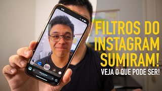 Filtros do Instagram sumiram 8 Dicas para recuperálos [upl. by Bannister]