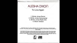 Alesha Dixon  To Love Again Bimbo Jones Instrumental [upl. by Htabmas]