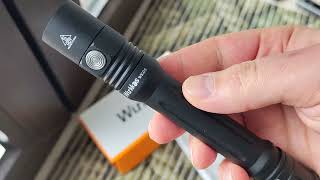 Review flashlight Wurkkos Wk05 —2145002АА with NICHIA 519A 5000K [upl. by Leur602]