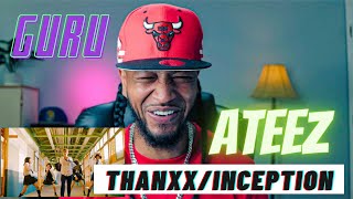 GURU REACTS TO ATEEZ THANXXINCEPTION [upl. by Culbert553]