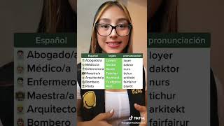 quot¡Descubre las profesiones u oficios en Inglés 🤩👨‍🍳👩‍🔧 Aprende vocabulario esencial shortsquot [upl. by Andrea]