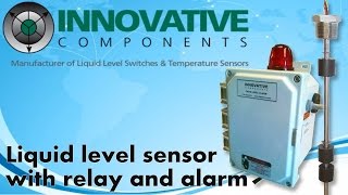 Liquid level sensor with relay and alarm How To Demo [upl. by Dami]