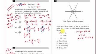 SAT Math Prep  No Calculator Practice Test 3 [upl. by Aicen]