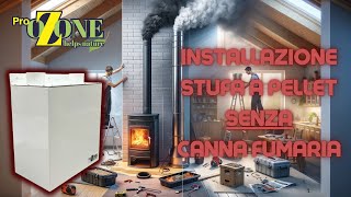 Come installare una stufa a pellet senza una canna fumaria sul tetto [upl. by Nnaul105]